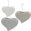 COSE DA CASA Evaporatore umidificatore cuore in ceramica per termosifone set3 calorifero con gancio deumidificatore da casa