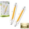 Dvnoua R7S LED 78mm Dimmerabile 10W - Equivalente a 100W Lampada Alogena, Bianco Naturale 4000K 1000LM, Nessun Sfarfallio, Illuminazione Fascio 360°, 2 Pezzi