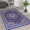 GBiancheria TAPPETO SALOTTO MOTIVO PERSIANO ROYAL SHIRAZ 2802 BLU (200x300)