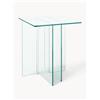 Westwing Collection Tavolino in vetro Anouk -