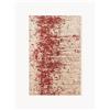 Westwing Collection Tappeto in lana tessuto a mano con motivo astratto Cynthia - Rosso