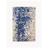Westwing Collection Tappeto in lana tessuto a mano con motivo astratto Cynthia - Blu