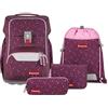 Step by Step Basis Schulranzen-Set 4-teilig Berry Stars