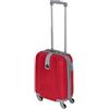 Or&My Bagaglio a Mano 52x35x20 cm - Valigia Rigida in ABS Leggera e Resistente - 4 Ruote Rimovibili Girevoli 360° - Compatibile con tutti compagnie aeree - Trolley da Cabina Offerta Mod.188 (Rosso)