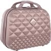 Camomilla Milano Vanity Case (15 lt.), Beauty Case da Viaggio, Materiale Rigido, Chiusura Zip, Colore Rosegold