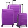 Roncato R-LITE SET VALIGIE (Grande, Medio, Cabina) - Ciclamino