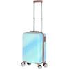 Valigeria.shop Trolley 10 kg Valigia Rigida Bagaglio a Mano 52x34x20 cm 4 Ruote Doppie Rimovibili Girevoli 360° Guscio in ABS Leggero e Resistente Unisex per Viaggi in Famiglia e Lavoro Offerta Mod.1186 (Fantasia 4)