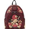 Loungefly Warner Brothers Harry Potter Grifondoro House Tattoo Mini Backpack, Rosso, Taglia unica, Rosso, Taille Unique, Tema, rosso, Taglia unica, Tematica