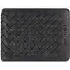 Bugatti Portafoglio in pelle intrecciata 11 cm