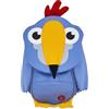 Affenzahn Amico Piccolo Zaino per l'asilo per bambini da 1 a 3 anni ergonomico riflettente linguetta con targhetta per il nome Tucano - Blu