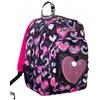 Seven Zaino Seven Freethink BRIGHTHEART rosa nero Scuola Doppio Scomparto 2 ass - Selezione Cartoleria Varzi dal 1956