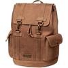 DRAKENSBERG Zaino 'Bruce' Zaino classico da escursione, scomparto per laptop da 15, per donna e uomo, fatto a mano in modo sostenibile, 20L, marrone Havana, DR00307