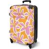 NoBoringSuitcases.com® Valigia Media Rigida 67 cm 72L, Grande Trolley Leggero da Stiva 20 kg, Motivo Floreale, Disponibile in Diverse Design