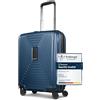 REDOLZ trolley da cabina rigido | piccolo bagaglio a mano 40 x 23 x 55 cm con espansione di 5 cm | in polipropilene leggero e resistente | ultraleggero solo 2,9 kg (Essentials 14)