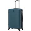 CELIMS - Valigia Media 20 kg Rigida Leggera | Valigia da Stiva 65cm Donna | Lucchetto Integrato | ABS | Trolley Medio 65cm con 4 Ruote | Verde