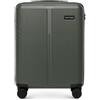 WITTCHEN Stripes Line Valigia da cabina 55 × 39 × 20 cm (M) | (36 L), ABS rigido, 4 ruote 360° e lucchetto combinazione | Trolley bagaglio a mano formato, Ryanair/ITA Airways - Colore: Kaki