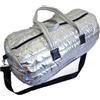 NUVOLA. Borsone viaggio Apolo Puffer Style. scomparto impermeabile argento Talla Unica EU