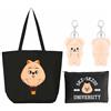 KASENFASHION Harajuku Fan Set - Streetwear Unisex Harajuku pacchetto regalo con portachiavi, borsa a tracolla e borsa cosmetica per fan, Nero-H., 45*35*15cm, Beauty case