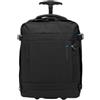 R Roncato Zaino Trolley linea CLEVER per voli low cost misura EasyJet 45x35x20 cm (Nero)