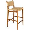 Dutch Bone DutchBone Sedia Alta da Bar Cecile - Sgabello da Bancone Noce