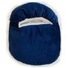 COSE DA CASA Scaldapiedi elettrico ricaricabile 500W con custodia morbida calda casa divano lavabile e presa elettrica per comfort invernale Piedi Sempre Caldi in Casa e Ufficio Controllo Temperatura (blu)