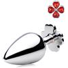 NURCIX Spina anale Nuovo plug anale di piccole dimensioni Leaf Clover Butt plug anale in metallo colore perline palla uova giocattolo del sesso