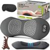 NNBWLMAEE Theraback Terapia per la schiena 3 in 1, Nuovo massaggiatore per la schiena Theraback 3 in 1 per alleviare il dolore, massaggio per la sciatica con trazione (Gray)