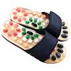 Healvian Sandali Stimolatori Punti Di Agopuntura Scarpe in Ciottoli Pantofole Da Trattamento in Pietra Naturale Design Ergonomico Per Piede