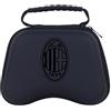 Head Case Designs Licenza Ufficiale AC Milan Stemma Ingoiato Logo Grafico Custodia Rigida Da Viaggio Compatibile con PS5 DualSense & Xbox Controller