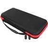 Yctze Trasporto Console di Gioco Portatile - Custodia Portatile Antiurto in EVA ROG 7 Pollici 120 Hz da Gioco, Nylon, Doppie Cerniere e Protezione Antigraffio, Viaggio e Uso Quotidiano (rosso)