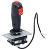 Mtlavishness Flight Simulator Gamepad Stick Controller Gioco Joystick volante Rocker per PC Accessori per giochi desktop Costruzione durevole in lega di zinco Impugnatura