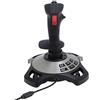 Diyeeni Flight Stick Joystick Flight Simulator Controller USB Cablato con Funzione di Vibrazione 12 Pulsanti Programmabili per 7 8 10 11 Giochi per PC
