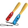 Hesupy 2 pezzi Interruttore Sport Sport Accessori per giochi Mazza da baseball Impugnatura per interruttore OLED Bastoncino da baseball