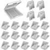 Vlammende 20 custodie protettive per gameboy, colore trasparente, anti-polvere, per Nintendo Gameboy Color GBC, GB, GBP (6,1 x 7,1 x 1,3 cm)
