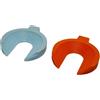 Generico per Switch 2 per J-con Bastone Serrature Console di gioco Joystick Titolare Anti-drift Protector (light blue/orange)