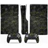 YLMKMVLCZC Pelle Decalcomania Per PS5 Slim Skin Disc Edition Console E Controller Vinyl Cover Skins Wraps Resistente Ai Graffi Compatibile No Shrinkage Forte Adesione 18501 Avvolgimento Della Pelle