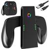FANPL Impugnatura di ricarica per controller JoyCons Nintendo Switch 2, impugnatura comoda per joycon 2 con cavo dati USB di tipo C da 1 m