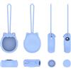 Generico Custodia per Tamagotchi Paradise, custodia protettiva in silicone per console di gioco, copertura antiurto per animale domestico elettronico virtuale (Blu nottilucente)