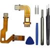 Onyehn 1 coppia di ricambio per microfono cavo flessibile per Sony PlayStation 5 PS5 BDM-020 maniglia interna microfono cavo a nastro controller con set di strumenti di riparazione