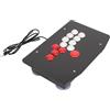Tomantery Fight Stick Joystick Stabile Dal Design Raffinato per PC Rosso ABS 1 Pezzo