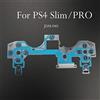 Wogame 1PCS Button conduttivo Film tastiera del cavo della flessione pulsanti Ribbon Circuit Board per Dualshock 4 PS4 PS4 Pro Slim Controller JDM-040 blu