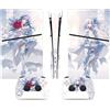 LNMLRBXEXZ Compatibile Con Adesivi Skin Per PS5 Slim Skin Disc Edition & Digital Console E Controller Vinyl Cover Skins Wraps Resistente Ai Graffi, Compatibile Con 28867 Avvolgimento(Disc Version)