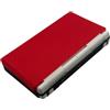 Generico 3D stampato Custodia protettiva per Anbernic RG DS Console di gioco flessibile TPU Shell Drop-proof Copertura della protezione del gioco Accessori (Red Top Black Bottom)