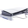Generic Supporto orizzontale la console per PS5 Slim, supporto orizzontale per il supporto di stoccaggio con 4 porte USB Hub Base la console per PS5 Slim