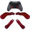 CaoXiong Confezione da 4 palette per controller Elite Series 2 per controller Xbox Elite 2, in metallo Elite 2, pulsanti posteriori per controller Xbox One Elite serie 2 (rosso opaco)