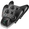OSTENT Batterie Ricaricabili Per Xbox One/S/X Controller Stazione di Ricarica Per Xbox One Caricatore Batteria Per Controller Xbox Stazione di Ricarica Con Doppio Dock + 2 Batterie Ricaricabili