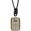 ForFox Collana anubi dio egiziano con geroglifici in argento sterling 925 bicolore ciondolo testa di lupo per uomo donna cordone nero