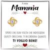 Bramart Orecchini Nodo Donna Mamma con finitura in Oro giallo 18k Regalo madri Idea per lei Compleanno, Natale - Cofanetto con DEDICA incluso. (Orecchini Nodo Oro - Mamma)