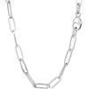 NKlaus Collana Catena ad ancora lunga 80cm in Argento Sterling 925 Collana larga 3,1mm 6878