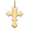 Salia Gold Paris Ciondolo - oro 18 carati - 0.36 gr - design croix elegante bijou artisanal - simbolo di foi et de protezione - Bene rifugio - Idea regalo - Punzone 750 - Certificato di autenticità - Salia Gold Paris